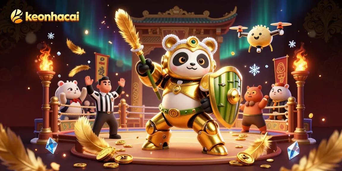 Engage with keonhacai's dynamic sports betting arena showcasing thrilling action and vibrant visuals.
