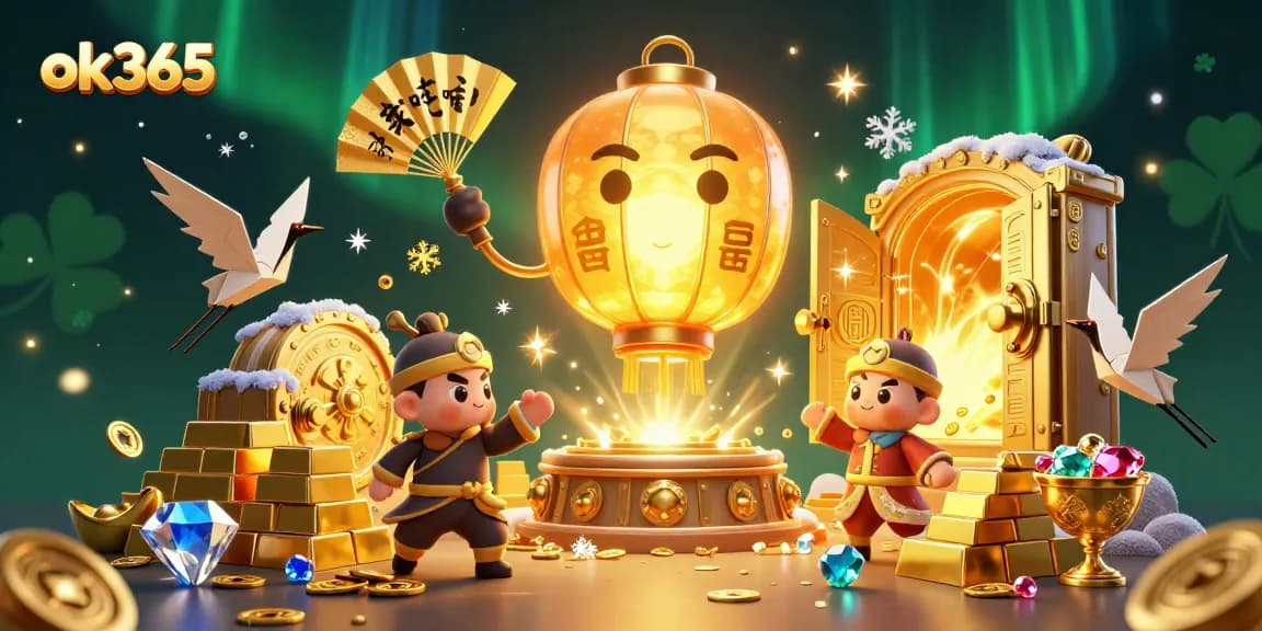 Engage with thrilling gaming experiences at ok365 with vibrant golden symbols and animations.