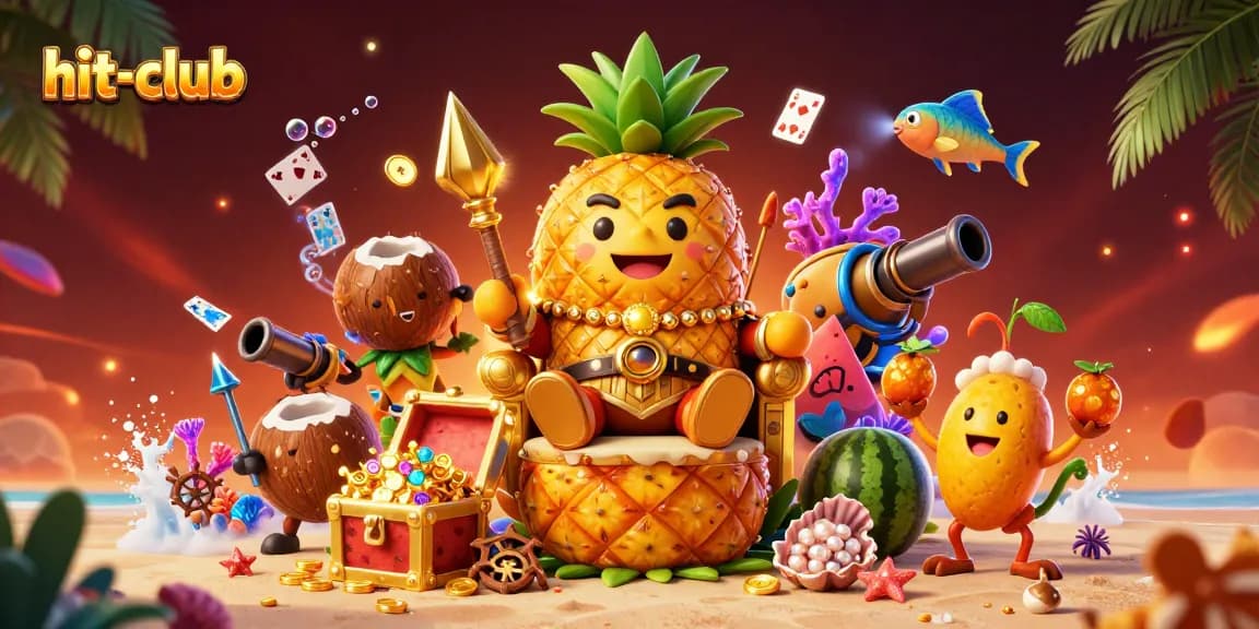 Experience the excitement of hit-club with our vibrant 3D casino scene filled with action and fun elements.