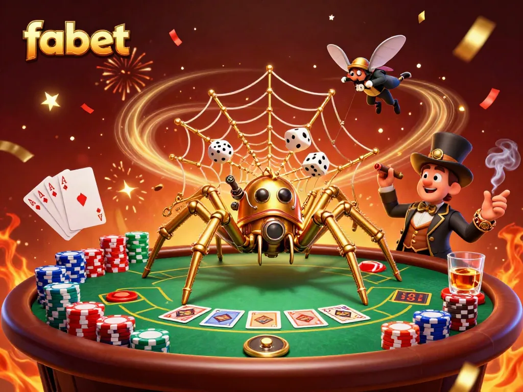 Experience intense gaming excitement at fabet with vibrant steampunk casino elements.