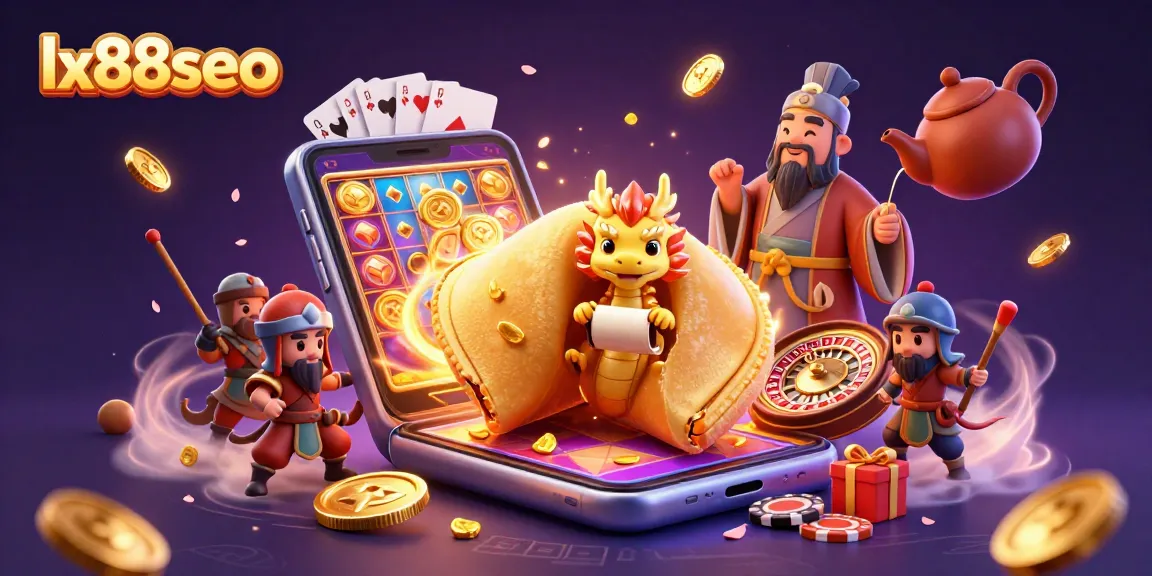 Experience dynamic gaming excitement at lx88seo with fortune cookies and golden treasures.