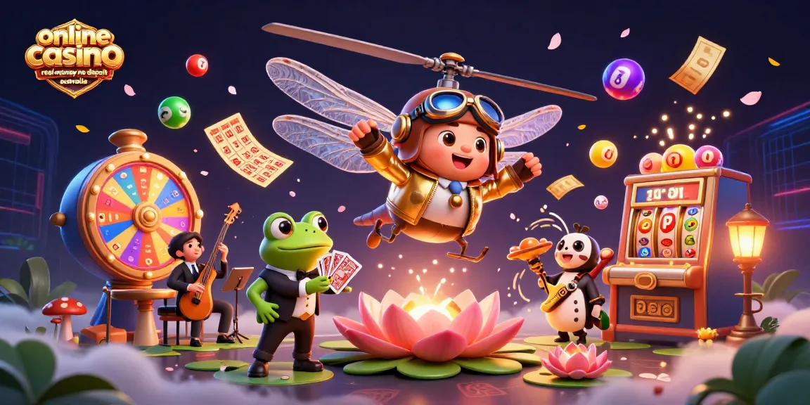 Experience exhilarating gameplay with online casino real money no deposit australia while dragonflies and frogs come to life.