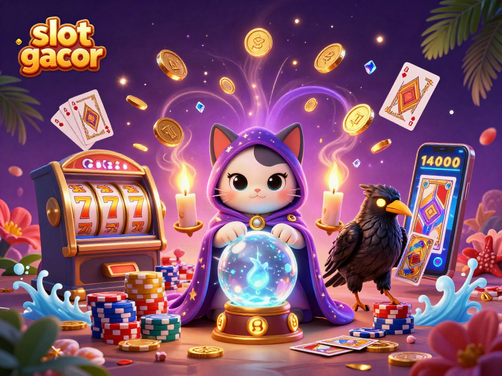 Engage in thrilling gameplay with slot gacor featuring vibrant characters and dynamic casino elements.