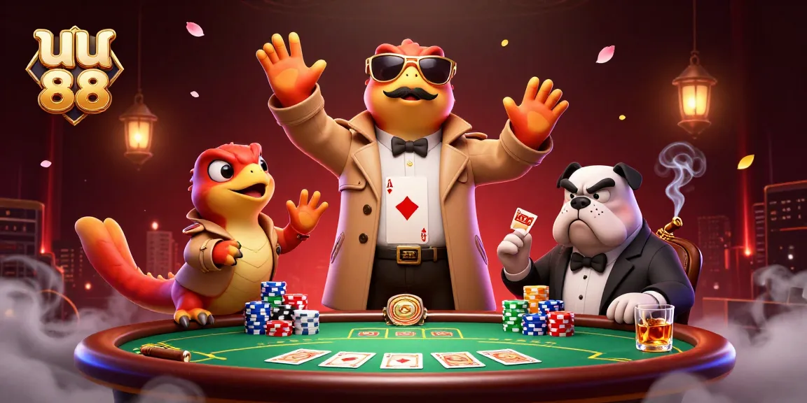 Join the excitement at uu 88 as raptors in disguise navigate a vibrant casino scene.