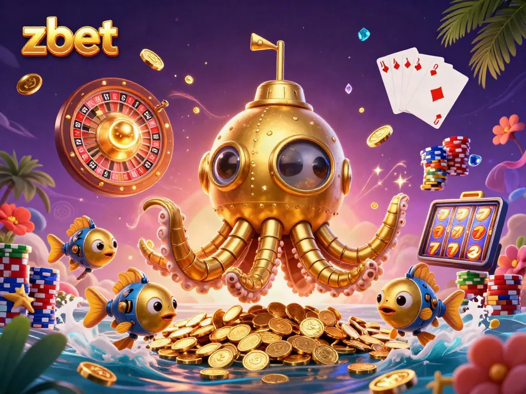 ZBET players enjoy gaming with exciting features in a vibrant underwater casino world.