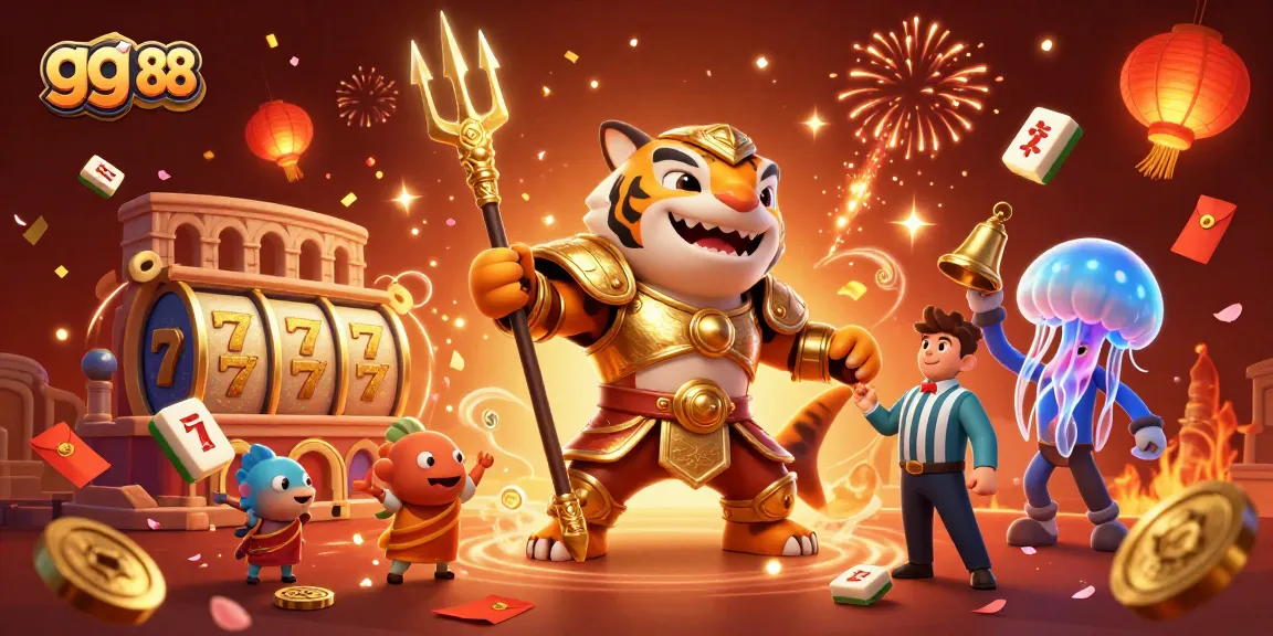Experience the thrill of winning with gg 88's vibrant gaming atmosphere featuring a shark and dynamic elements.