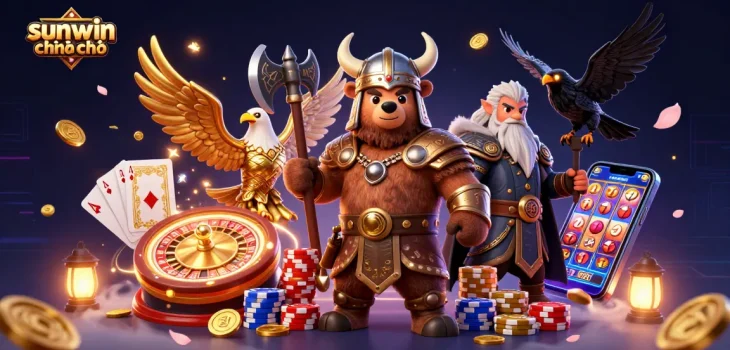 Engage in thrilling gameplay with sunwin chính chủ through spinning reels and captivating casino elements.
